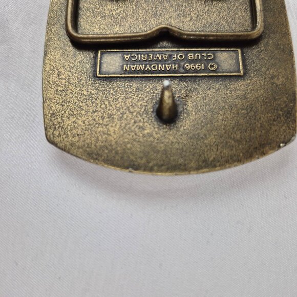 Vintage Handyman Club of America Life Time Member Belt Buckle 1996 Made in USA - Picture 13 of 14
